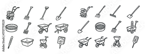 Garden Tools Icons