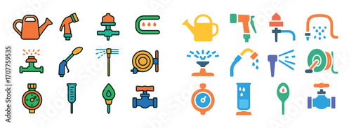 Garden Watering Icons