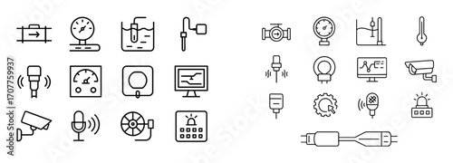Hydroelectric Plant Icons