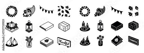 Thanksgiving Icons Collection