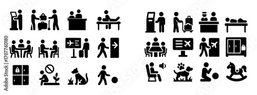 Airport Lounge Icons