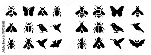 Wildflower Pollinator Icons