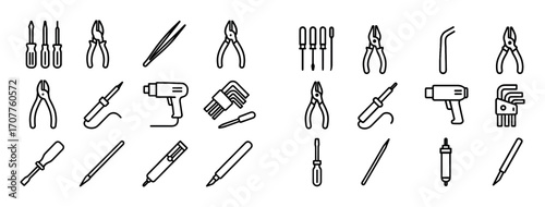 Electronics Repair Tool Icons