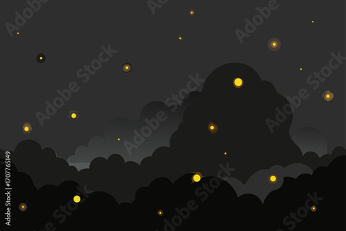 digital glitch grid with glow black