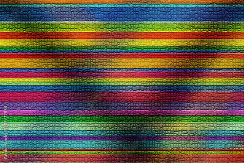 Colorful striped background with a mosaic effect and horizontal orientation