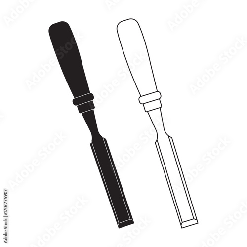 wood chisels icon