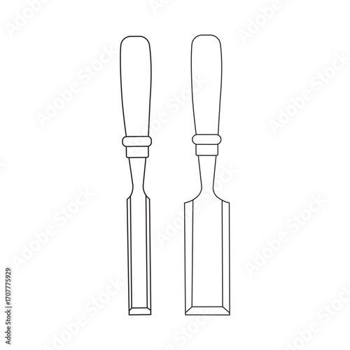 wood chisels icon