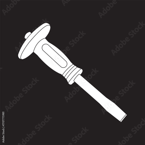 concrete chisel icon