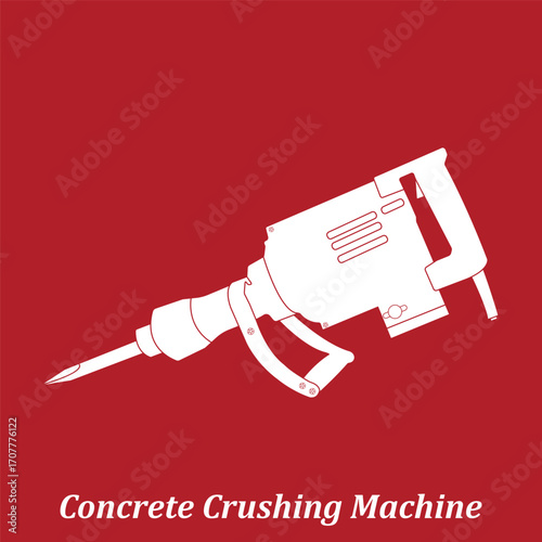 concrete crushing machine icon