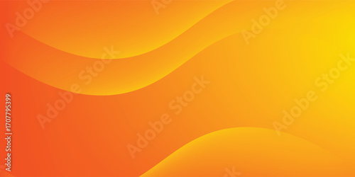 Abstract Blurry Orange Yellow Wave Background Design, Fresh Orange Yellow Stylish Background Template Vector. eps 10