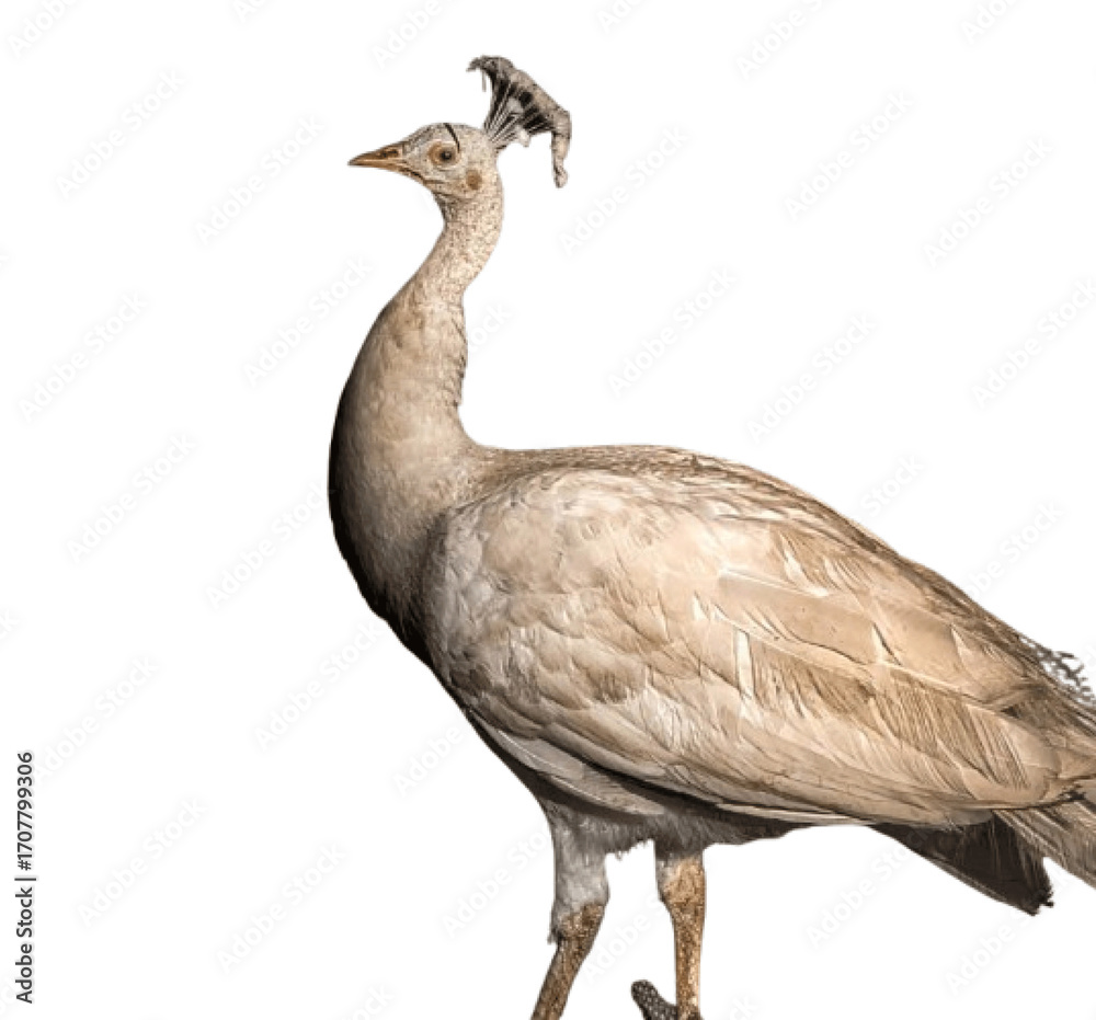 Obraz premium rare white peacock