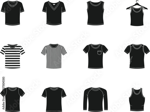 Explore stylish clothing collection featuring t-shirts and tank tops for versatile wardrobe