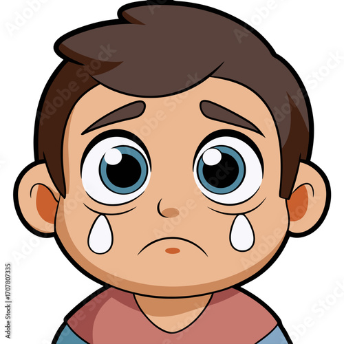 cartoon child with swollen cheek holding jaw tea