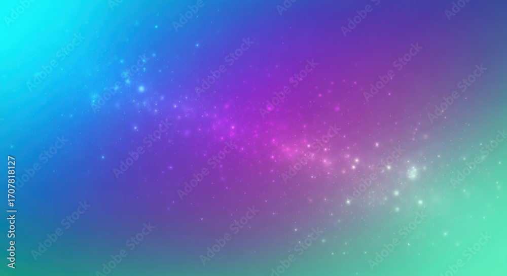 Fototapeta premium Abstract gradient background with sparkling lights and subtle pixelation