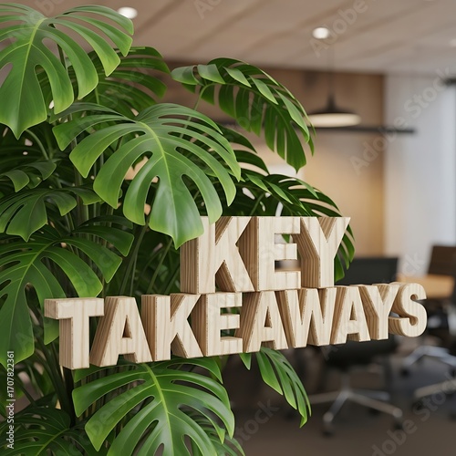 Light-colored wooden letters spelling out 