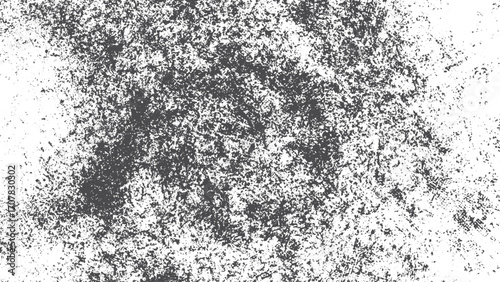 Grunge texture, Black scratched background. Black grunge texture with cracks and dirt on transparent background. 
