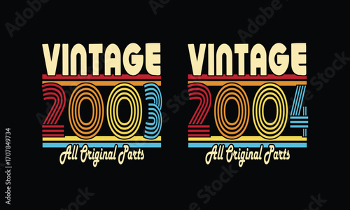Retro Vintage 2003 and 2004 all original parts vintage bundles