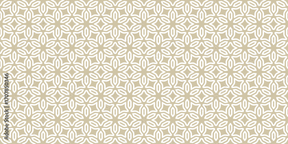 custom made wallpaper toronto digitalAbstract floral geometric ornament in Islamic style. Golden vector seamless pattern. Gold and white background with flowers, lines, grid, lattice. Simple luxury repeating design for decor, print