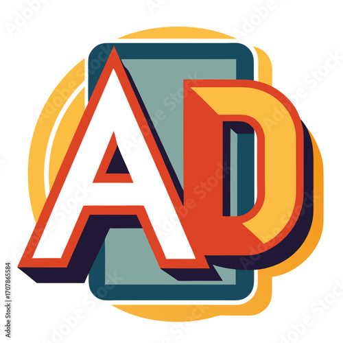 alphabet blocks spell out AD