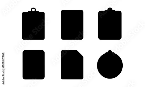 Colorful checklist icon set for organization and planning design
