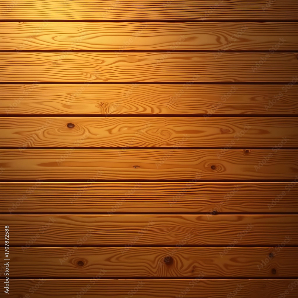 Fototapeta premium Light brown horizontal wooden plank texture background.