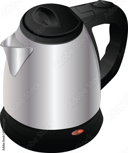 electric kettle realistic style
