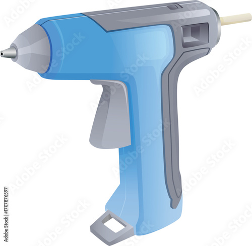 glue gun realistic style
