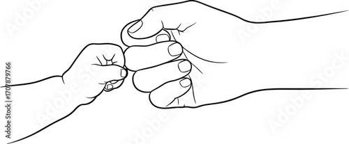 Gentle connection between adult and baby hands, symbolizing love and protection.