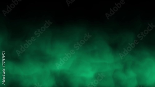 Green smoke fog motion background animation toxic mist haze spooky halloween eerie abstract design