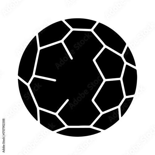 Soccer ball with transparent background