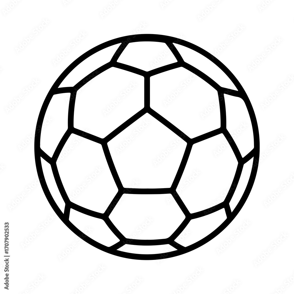 Fototapeta premium Soccer ball with transparent background