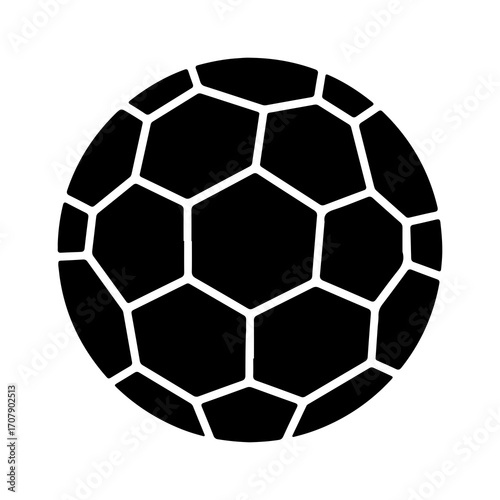 Soccer ball with transparent background