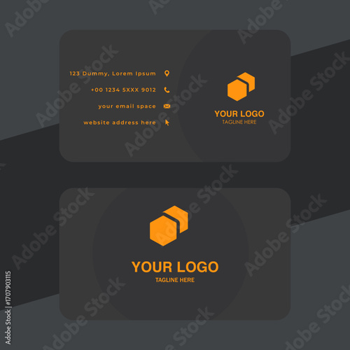 Modern Business Card Template Collection Professional your logo 