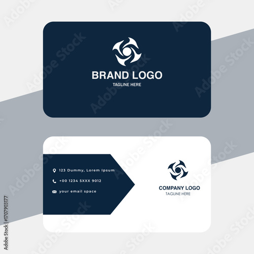 Modern Business Card Template Collection Professional Corporate  logo brand name 