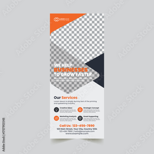 Corporate Modern Business Rollup Banner Template