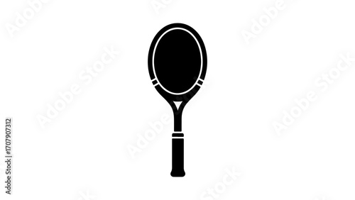 Tennis racket icon with transparent background