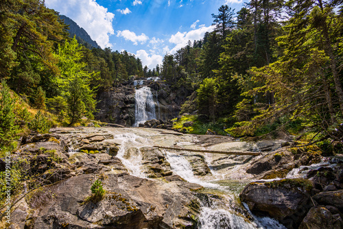 Le site du Pont d'Espagne à Cauterets dans les Pyrénées en France