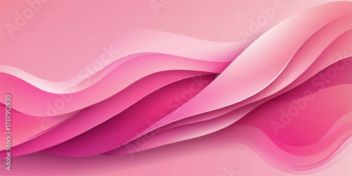 Light pink and purple flowing silk waves create a soft, abstract textile backdrop with a smooth, curving satin texture
