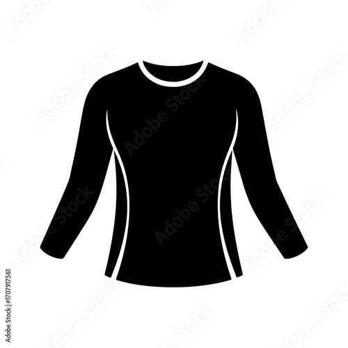 Long sleeve shirt with transparent background