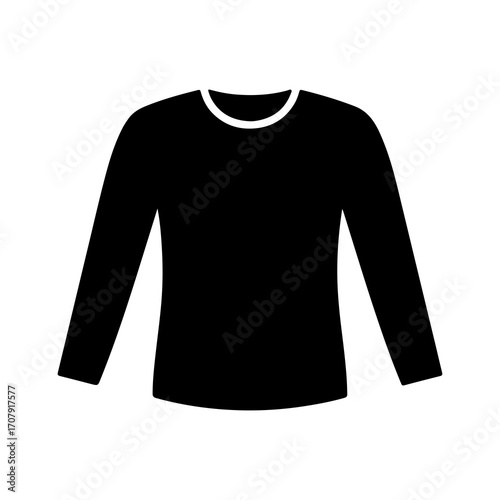 Long sleeve shirt with transparent background