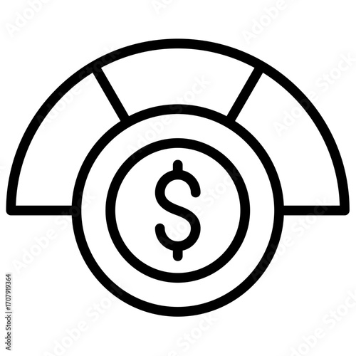 Financial Target Icon