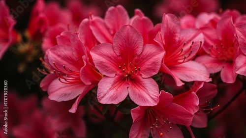 진달래 클로즈 샷