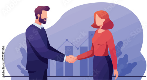 Strategic alliance showcasing business growth and mutual collaboration success