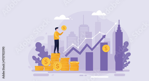 Financial growth and investment opportunities leading to wealth accumulation