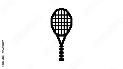 Paddle racket with transparent background