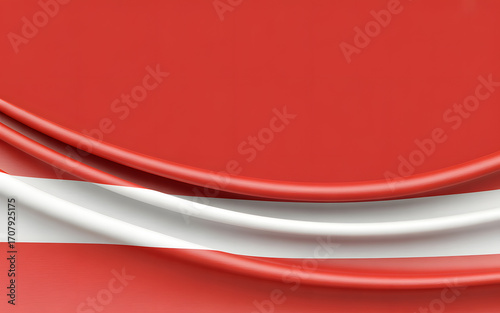 Dynamic Austria flag waving with vibrant colors perfect for patriotic campaigns, travel, and national identity projects