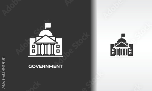 Government Vector, Icon Or Logo Sign Isolated Symbol Illustration