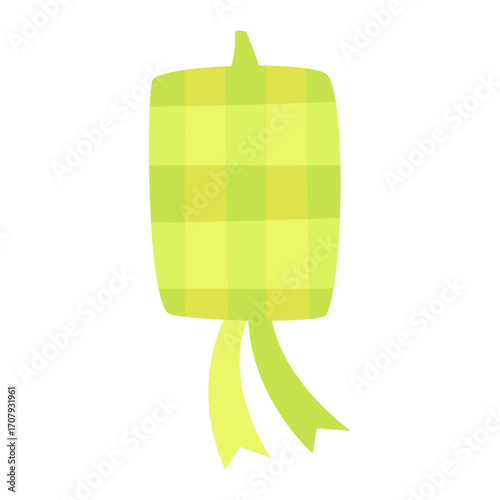 Vibrant green bell pepper on a clean surface, showcasing its fresh texture and color