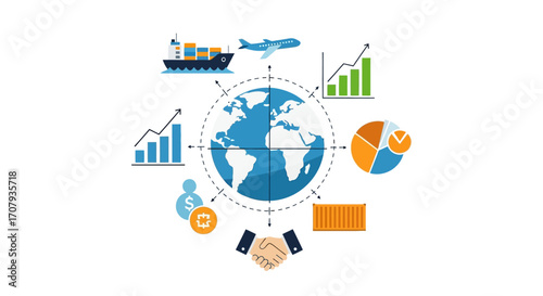 Global Business Logistics and International Trade Concepts Illustrated.