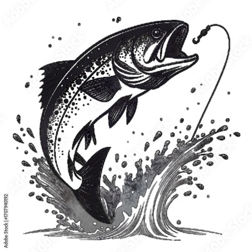 Fishing Design Vector Illustration Clipart